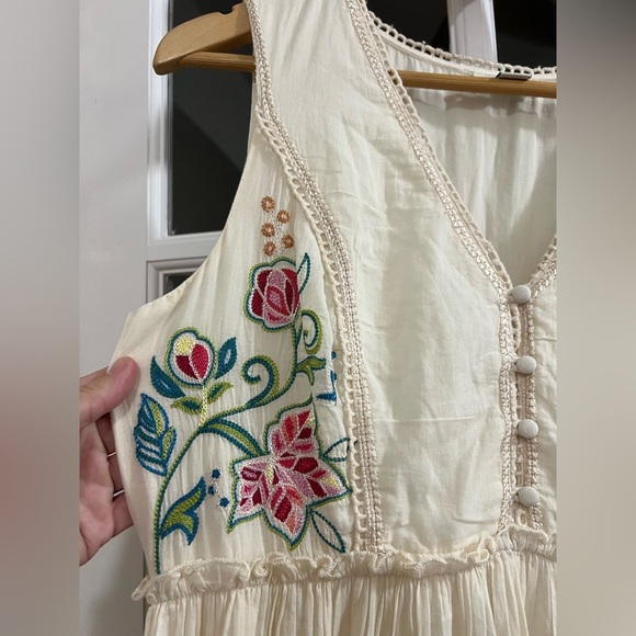 Sundance Marjorie Embroidered Midi Dress - size S - Picture 10 of 10
